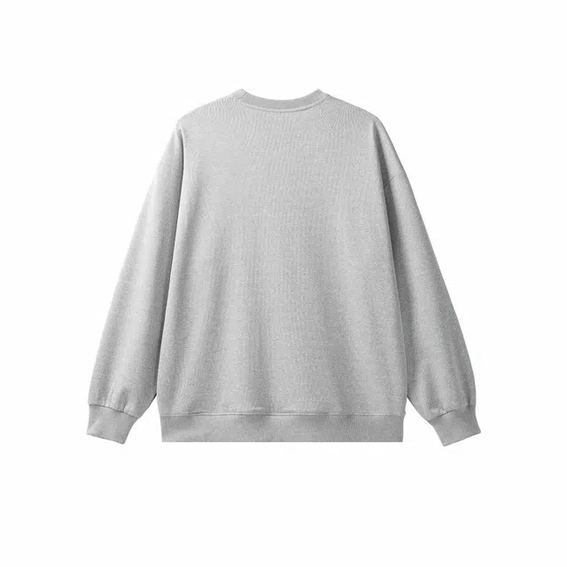 棉致 美式休闲风宽松舒适百搭纯色长袖卫衣 男女同款