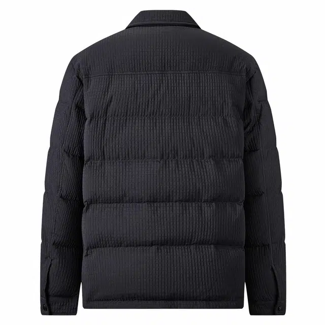 与狼共舞 时尚舒适保暖百搭鹅绒翻领羽绒服 男款