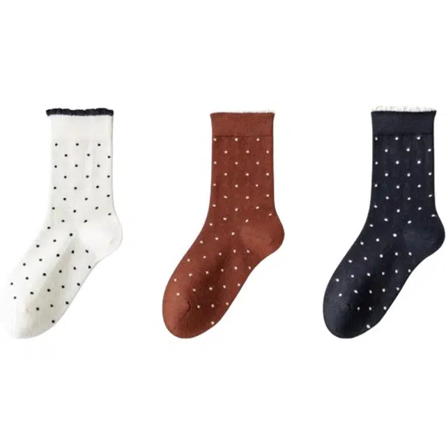 十三日季 保暖舒适透气吸汗中筒袜 女款 组合装