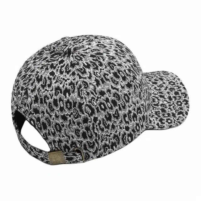 木林森 复古豹纹棒球帽 街头潮流百搭个性千禧辣妹显脸小帽子 棉 鸭舌帽 男女同款情侣款