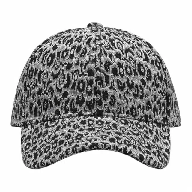 木林森 复古豹纹棒球帽 街头潮流百搭个性千禧辣妹显脸小帽子 棉 鸭舌帽 男女同款情侣款