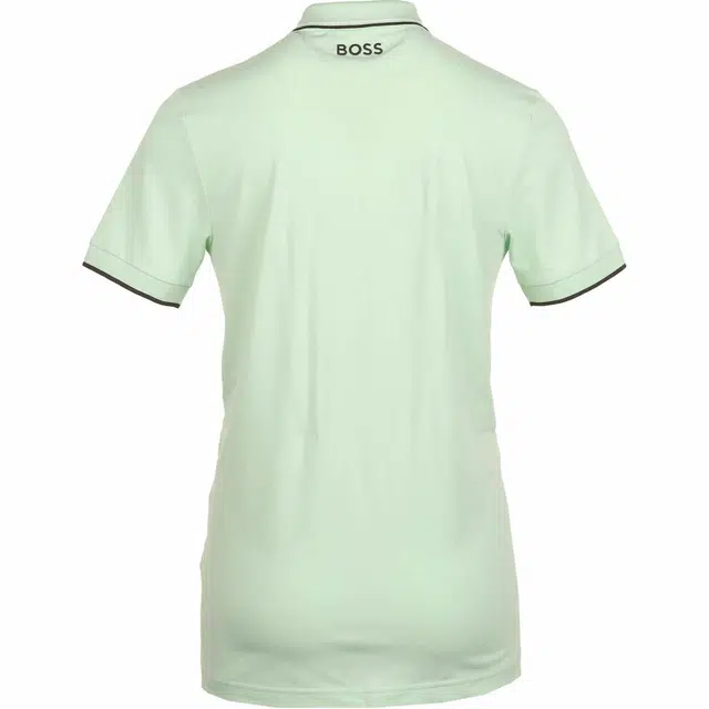 HUGO BOSS Cotton-Blend Polo Shirt With Contrast Logos Polo