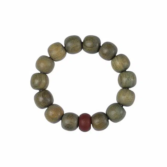 过手留香 琉堇 新中式乙巳蛇年代请文玩佛珠 古风招财纳福盘玩单圈禅意串珠 福禄顺遂转运珠#好运 绿檀 手串 男女同款情侣款