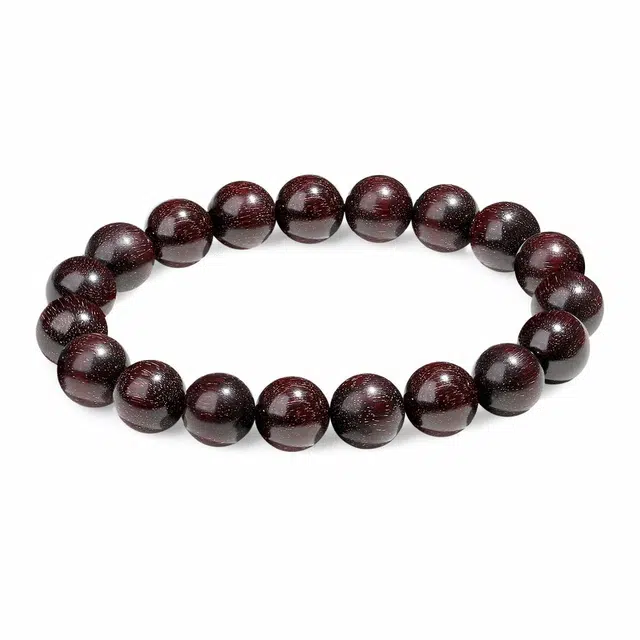 【普陀山官方已过香】 普陀山文创 新中式高油高密玻璃底好运纳福转运珠素圈佛珠文玩手饰高端大气#好运 血檀 手串 男女同款情侣款