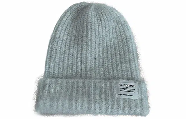 优幽兰 休闲简约纯色高级感秋冬潮堆堆帽保暖百搭冷帽显脸小针织帽韩版潮流宽松大头围帽子 腈纶 绒线帽 女款