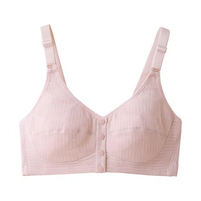 俏佳人 妈妈中老年前扣式柔软透气无钢圈文胸 女款