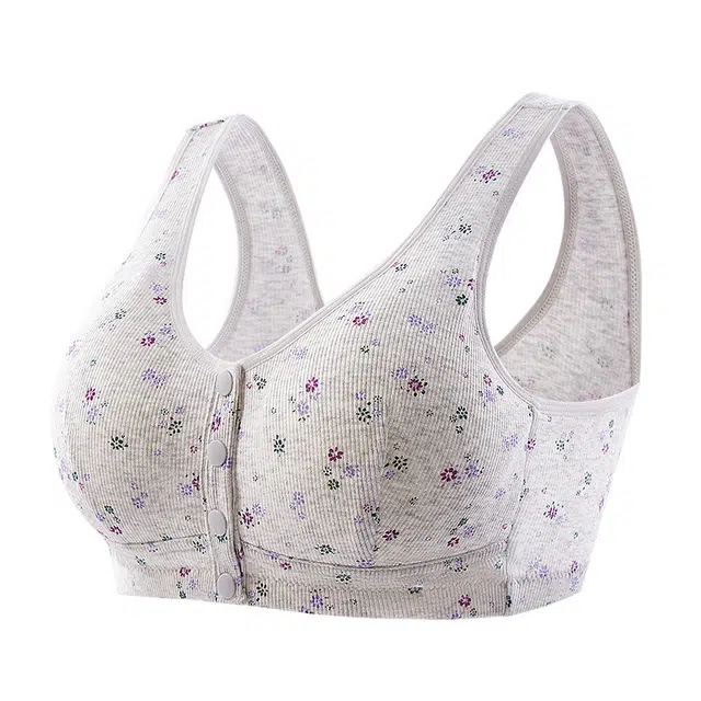 俏佳人 前扣便捷背心式无钢圈大码文胸 女款