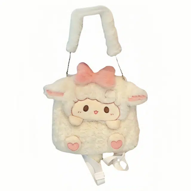 雄俊 卡通小羊痛包 可爱便携 玩偶周边