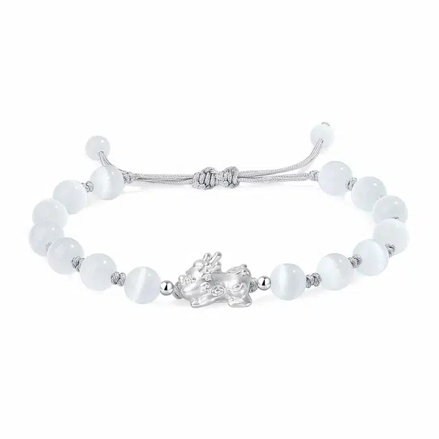 【普陀山官方已过香】 普陀山文创 新中式招财纳福千古瑞兽编织一对手饰 吉祥如意时来运转转运珠串珠手饰#好运 玛瑙 手串 男女同款情侣款