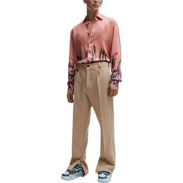 HUGO BOSS Modern-Fit Trousers In Performance-Stretch Jersey