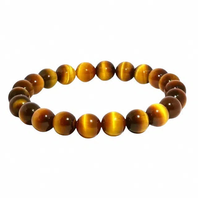 石在行 石在行 新中式纳福复古轻奢小众百搭气质精致高级氛围感好运黄 虎眼石 手串 男女同款情侣款