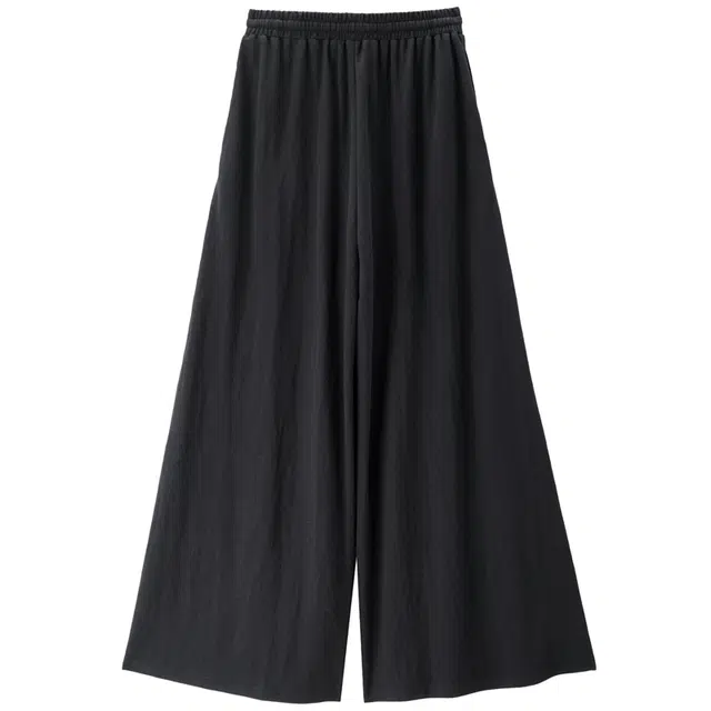 佐丹奴 防蚊中腰长裤薄阔腿裙裤针织运动裤 女款