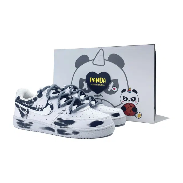 Nike Court Vision Black White