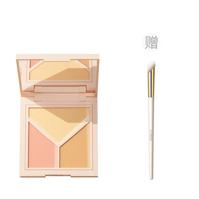 兰可欣 三色遮瑕膏 控油 哑光服帖笔液女男士脸部遮盖黑眼圈痘印学生油皮旗舰店