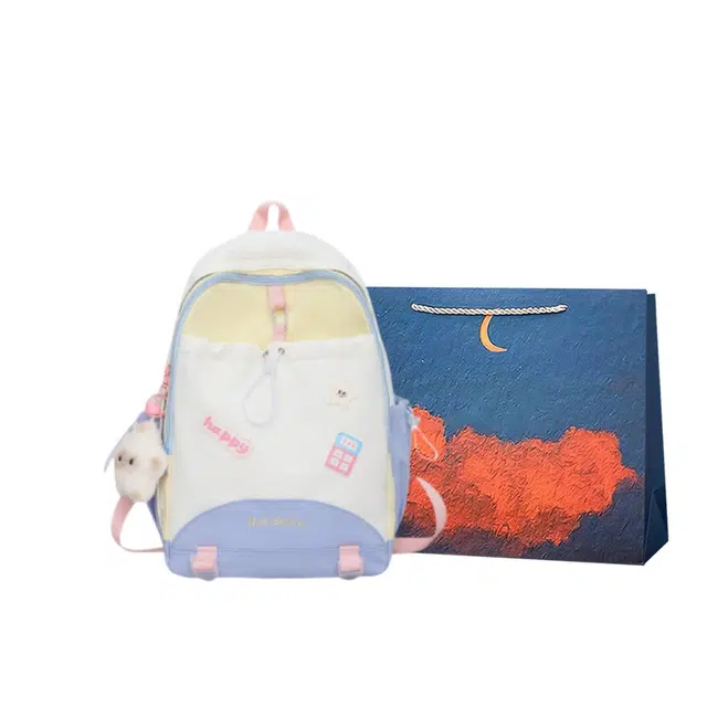 爱尔绅特 简约休闲可爱通勤 尼龙 双肩包 常规 女款 多色