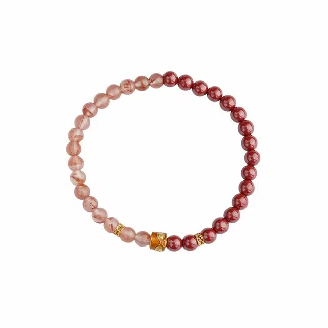 布达拉宫 时来好运 朱砂 手串 女款