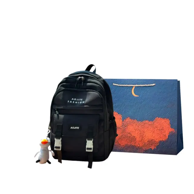 爱尔绅特 时尚休闲实用 尼龙 双肩包 男女同款情侣款 多色