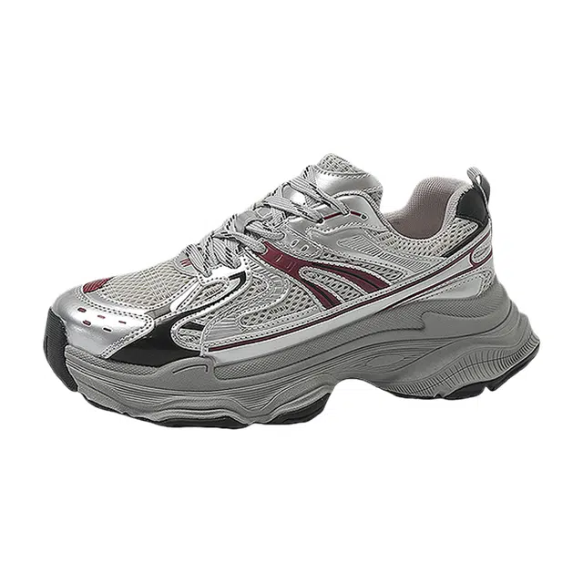 小鹿米利 厚底休闲运动鞋百搭 增高轻便 低帮 老爹鞋 女款