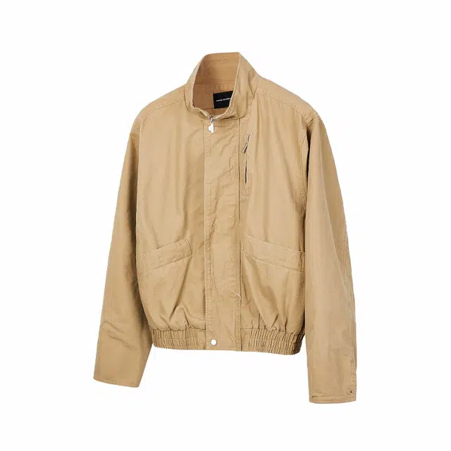 MADE EXTREME Vintage Fleece Cotton Jacket Khaki