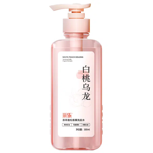 采乐 无硅油茶萃蓬松香薰洗发水 持久留香止痒清爽清爽控油