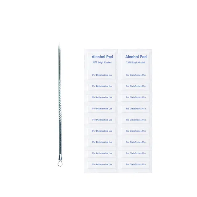 静玲珑 超尖超细粉刺针闭口针刮黑头清暗疮针单支祛痘专用工具挑痘痘神器