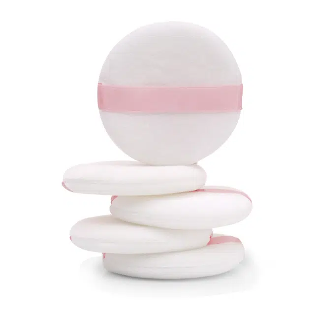 静玲珑 柔软散粉扑蜜粉扑植绒替换海绵化妆扑干粉扑不吃粉定妆粉饼扑