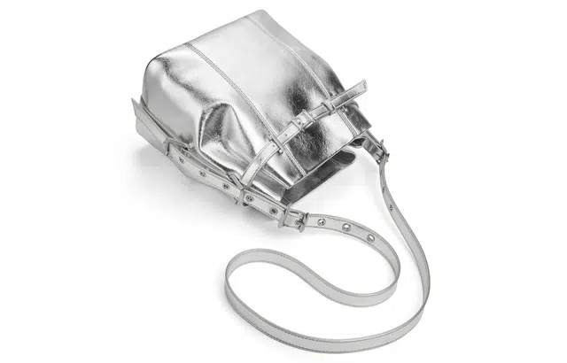 Charles & Keith Crossbody Bag Noir/Cream/Silver