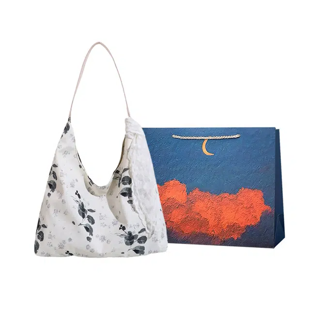 爱尔绅特 韩版简约托特包时尚上班通勤休闲 复合布 单肩包 女款 黑色/绿色