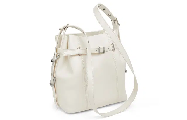 Charles & Keith Crossbody Bag Noir/Cream/Silver