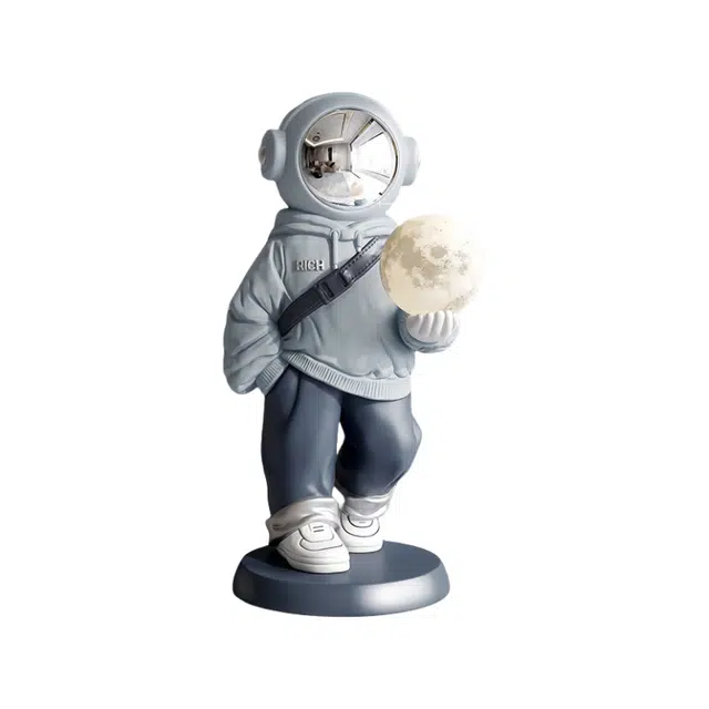 咕轹 宇航员客厅落地家居电视柜大型太空人   潮流衍生品