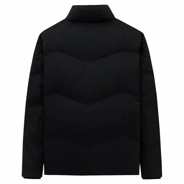 与狼共舞 潮流纯色保暖加绒轻便舒适羽绒服 男款