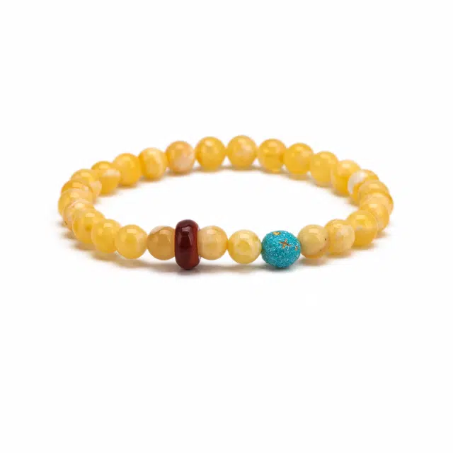 聆听花开 新中式国风串珠 文玩小众高级感时尚气质百搭#好运 蜜蜡 手串 女款