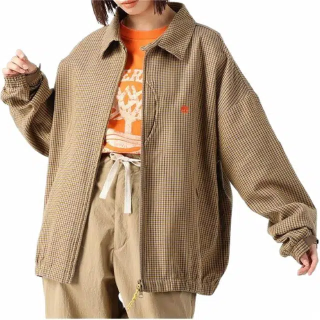 Timberland x C.F. Stead Indigo Suede Harrington Jacket