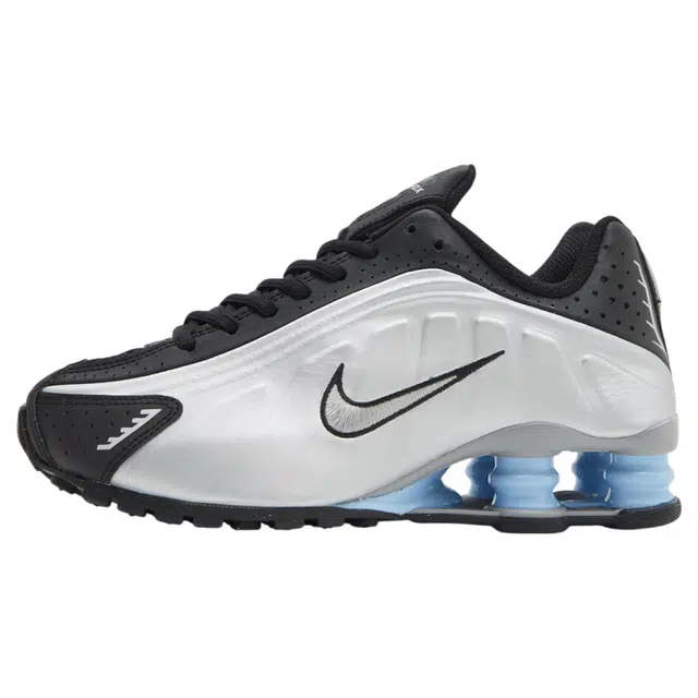 Nike Shox R4 Silver Black Blue
