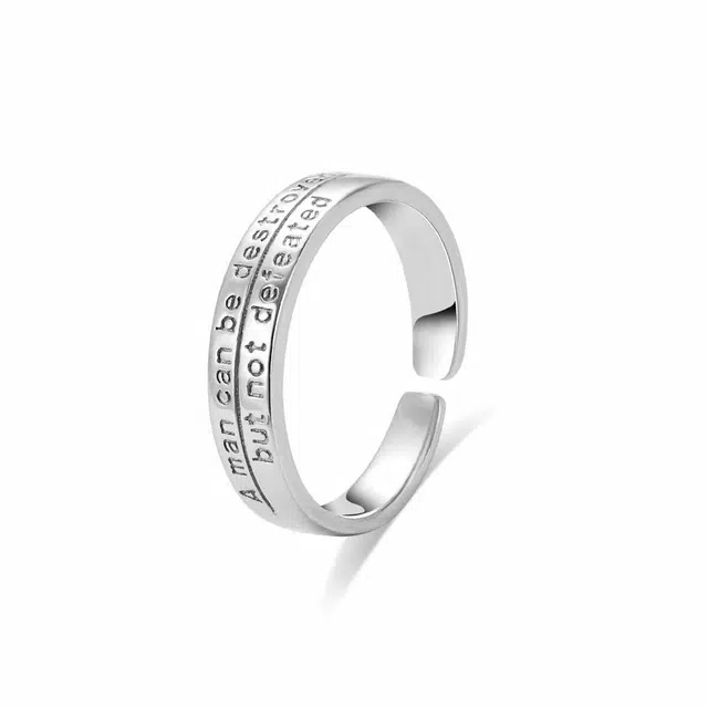 希遇 西海风帆 西海岸风格 简约小众设计 气质时尚高级 潮流 日常通勤百搭 合金 戒指 男女同款情侣款