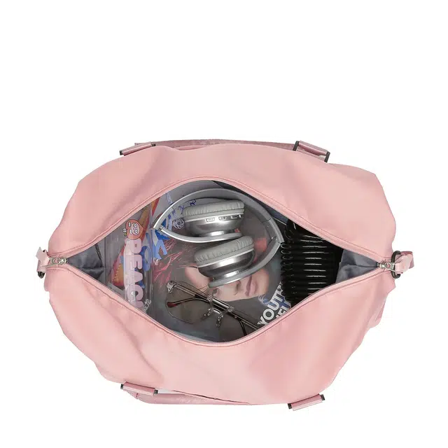 真维斯 百搭大容量简约潮流高颜值运动出差旅行健身训练游泳瑜伽便携 锦纶 旅行包斜挎包手提包背包 大号 男女同款 多色