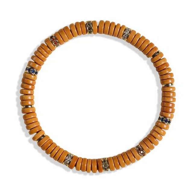 京华录 小众创意单圈药片珠 中式汉服转运配饰 国风招财纳福串珠 文玩绕指柔佛珠 橄榄核 手串 男女同款情侣款 礼盒装