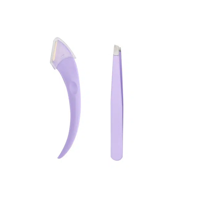 简应舒 修眉刀女士专用刮眉毛神器修眉夹子工具套装