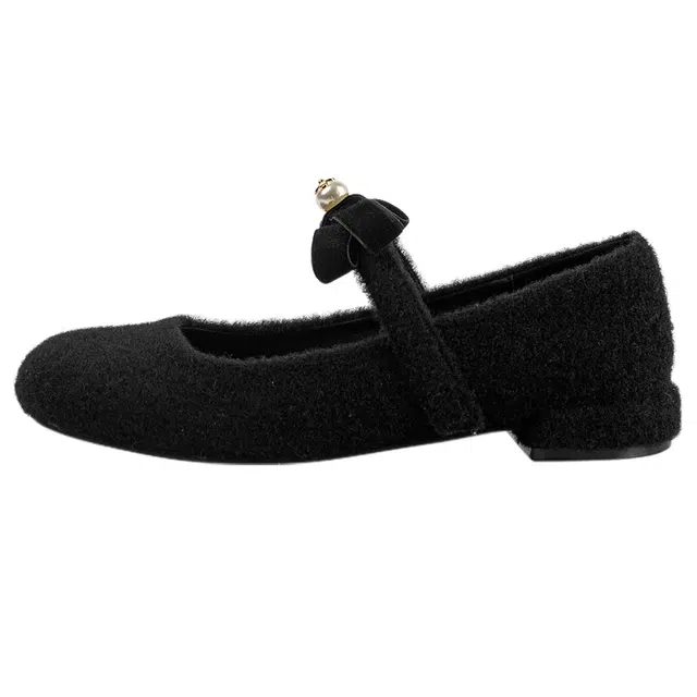 Miaolu Paris Suede Mary Jane 2.0cm Heel