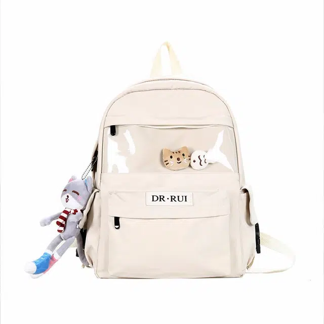 醇龙 简约旅行休闲日系 尼龙 双肩包 女款 多色