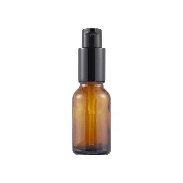 简应舒 玻璃乳液瓶便携式分装瓶避光玻璃按压式旅行外出小瓶子