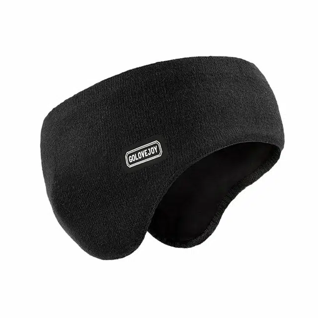 南极人 头戴式可侧睡睡眠降噪音户外运动跑步专用护额头发带防风防寒 针织保暖 耳罩 男女同款情侣款