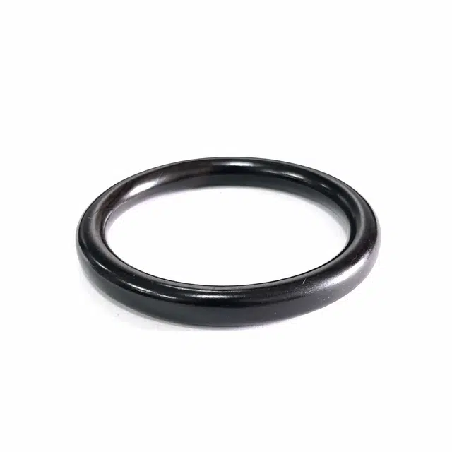 京华录 古风高级感国风 宫廷文艺简约轻奢禅意小众复古纳福民族风 简约实心#好运 黑檀 手镯 女款