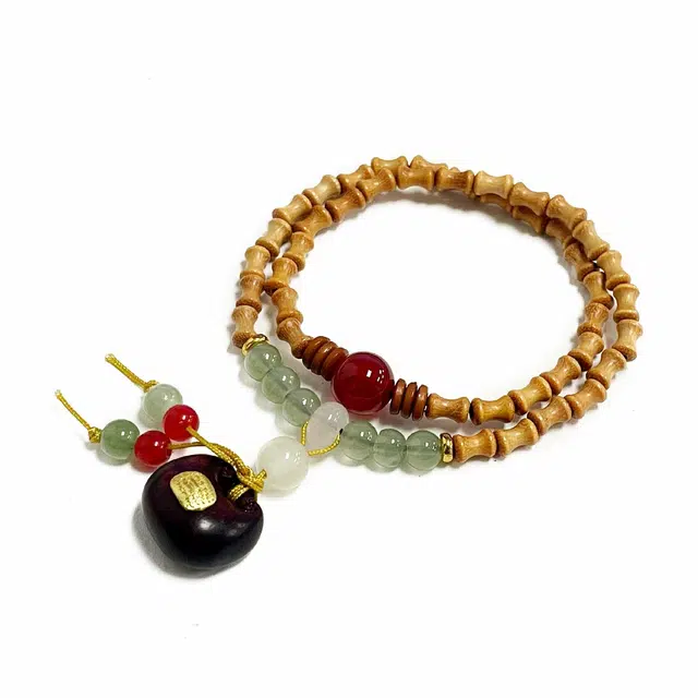 岁月静好 节节高升优雅文艺范温柔气质感国风手持盘玩手饰 森系禅意考研考试上岸竹节 平安喜乐#好运 芭比檀香 手串 男女同款情侣款