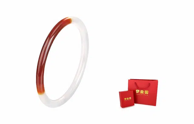 梦金园 细款国风中式古风拼色 手镯 女款