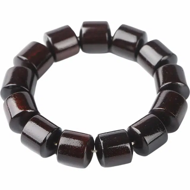 三檀小舍 国风新中式 文玩 二膘料 木作手串 男女同款情侣款 紫檀属