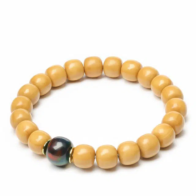 三檀小舍 孔雀复古蓝 招财财源滚滚 诸事顺利好运连连 国风国潮新中式 小众高级轻奢文玩盘玩 礼盒 猴头核桃 手串 男女同款情侣款