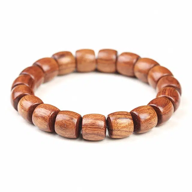 【事业运爆棚】 岁月静好 国风轻奢大气典雅复古文玩佛珠 高级感新中式盘玩手饰小众设计感 诸事顺利#好运 花梨木 木作手串 男女同款情侣款