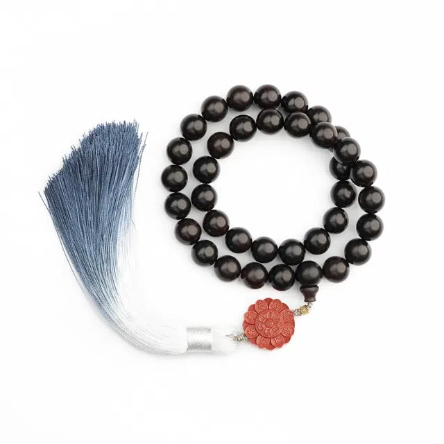 仙源 好运莲莲 平安喜乐 国潮新中式复古文玩佛珠手饰 紫檀属 手串 男女同款情侣款