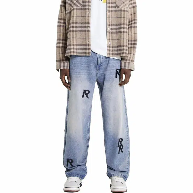 REPRESENT FW23 R3 Initial Baggy Denim